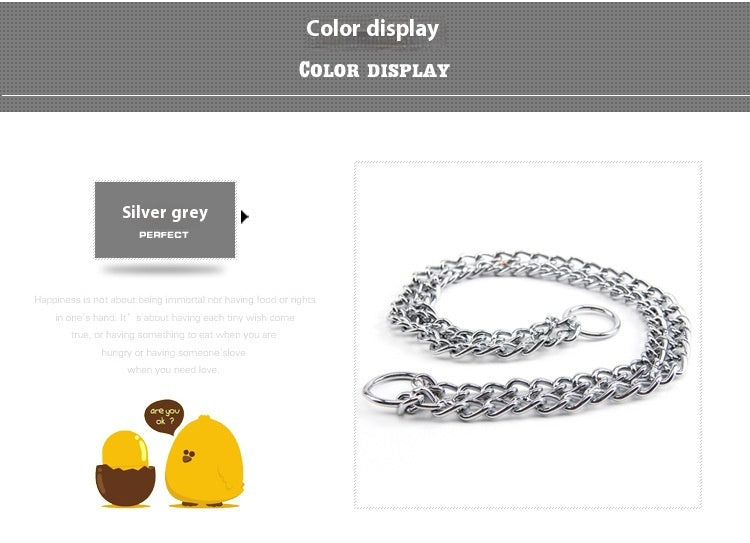 Choice Pet Co. Stainless Steel Dog Chain Collar